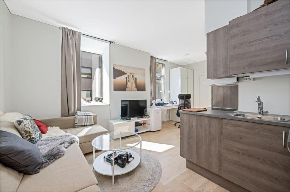 Studio w centrum miasta Holmestrand, Norwegia Exterior foto
