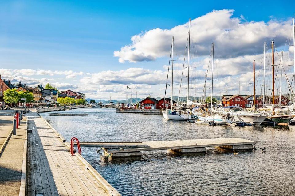 Studio w centrum miasta Holmestrand, Norwegia Exterior foto