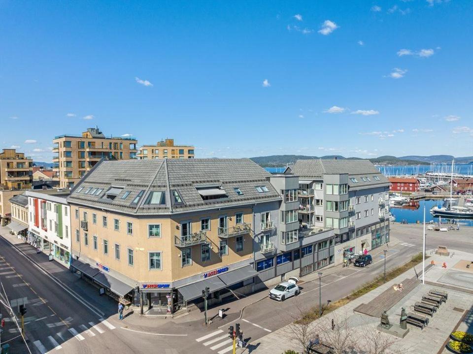 Studio w centrum miasta Holmestrand, Norwegia Exterior foto