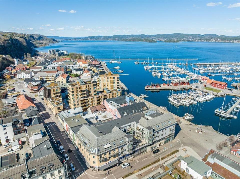 Studio w centrum miasta Holmestrand, Norwegia Exterior foto
