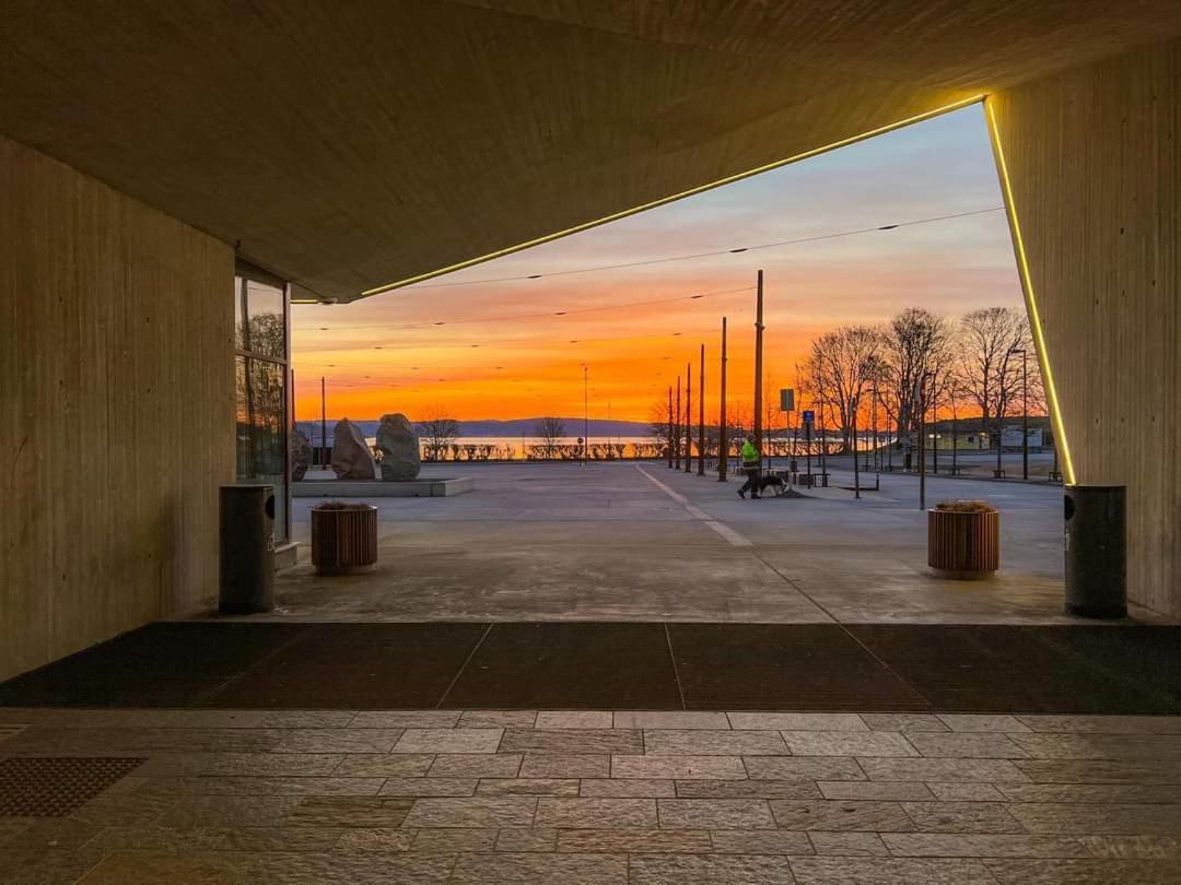 Studio w centrum miasta Holmestrand, Norwegia Exterior foto