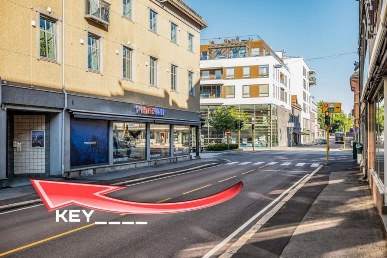 Studio w centrum miasta Holmestrand, Norwegia Exterior foto